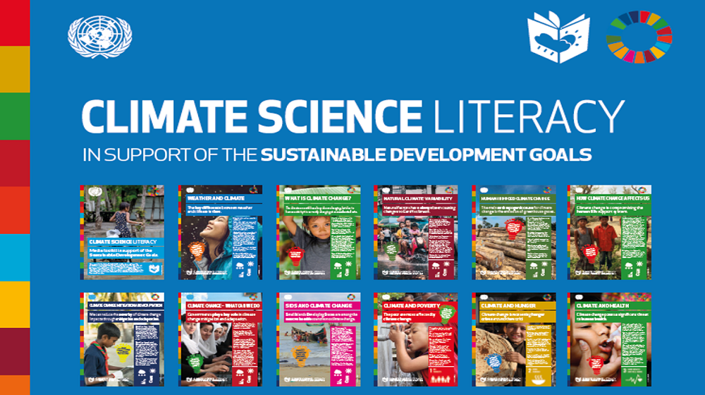 The United Nations in Asia-Pacific has jointly developed the climate science literacy materials.