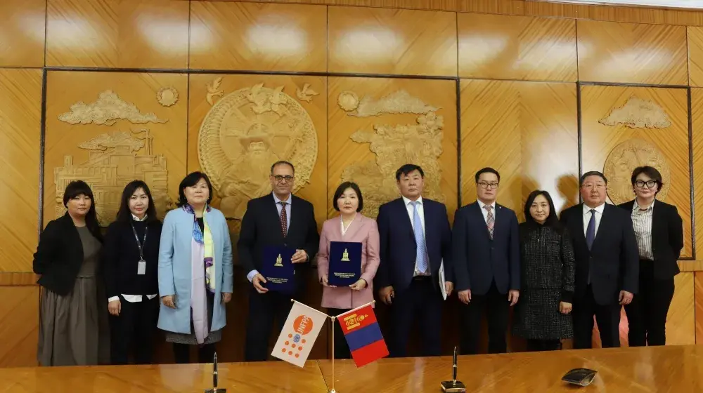 UNFPA and Parliament Secretariat of Mongolia sign Implementing Partner Agreement